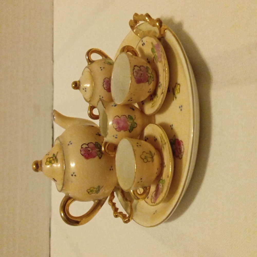 Vintage Miniature Tea Set From Japan
